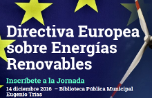 Jornada sobre la Directiva Europea sobre Energías Renovables.