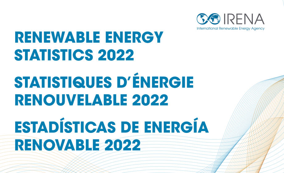 IRENA publica informe estadístico de Energías Renovables 2022